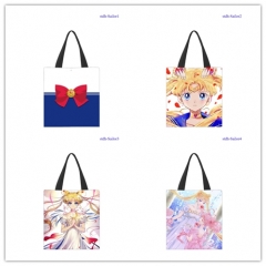 7 Styles 33*38CM Pretty Soldier Sailor Moon Cartoon Pattern Canvas Anime Bag