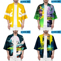 11 Styles Cyberpunk 2077 Cosplay 3D Digital Print Anime T-shirt Kimono