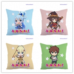 3 Sizes 4 Styles Kono Subarashii Sekai ni Shukufuku wo! Cartoon Pattern Decoration Anime Pillow