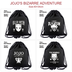 8 Styles JoJo's Bizarre Adventure Anime Canvas Drawstring Bag