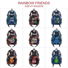 12 Styles Rainbow Friends Cartoon Anime Backpack Bag