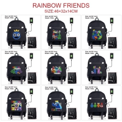 9 Styles Rainbow Friends Cartoon Anime Backpack Bag