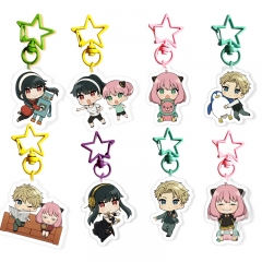 8 Styles SPY×FAMILY Cartoon Anime Keychain