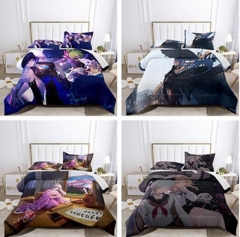 6 Styles 12 Sizes Genshin Impact Cartoon Pattern Quilt+Pillowcase (Set)