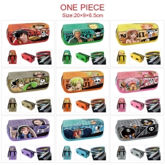 13 Styles One Piece Cartoon Pencil Box Anime Pencil Bag