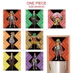 10 Styles 85*90CM One Piece Cartoon Color Printing Anime Door Curtain