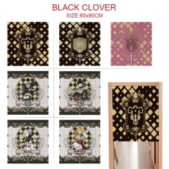 13 Styles 85*90CM Black Clover Cartoon Color Printing Anime Door Curtain