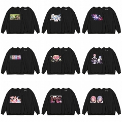 14 Styles Re: Zero/Re:Life in a Different World from Zero Cartoon Round Neck Anime Hoodie