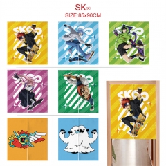 10 Styles 85*90CM SK∞/SK8 the Infinity Cartoon Color Printing Anime Door Curtain
