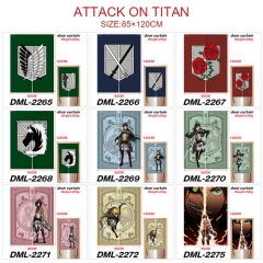 12 Styles 85*120CM Attack on Titan/Shingeki No Kyojin Cartoon Color Printing Anime Door Curtain