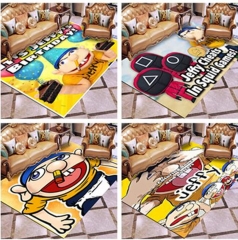 33 Styles 5 Sizes Rainbow Friends Cartoon Color Printing Anime Carpets