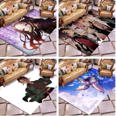 30 Styles 5 Sizes Demon Slayer: Kimetsu no Yaiba Cartoon Color Printing Anime Carpets