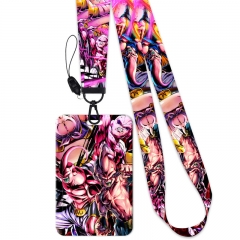 4 Styles Dragon Ball Z Card Holder Bag Anime Phone Strap Lanyard