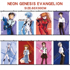 60*90cm 10 Styles EVA/Neon Genesis Evangelion Wallscrolls Anime Wall Scroll