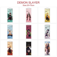 25*70CM 21 Styles Demon Slayer: Kimetsu no Yaiba Wallscrolls Anime Wall Scroll