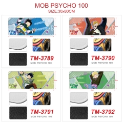 30*80CM 6 Styles Mob Psycho 100 Color Printing Cartoon Anime Mouse Pad