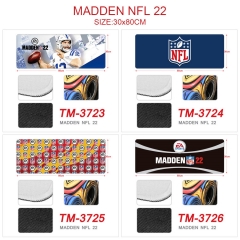 30*80CM 4 Styles MADDEN NFL 22 Color Printing Cartoon Anime Mouse Pad