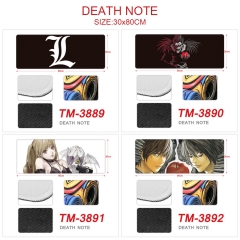 30*80CM 4 Styles Death Note Color Printing Cartoon Anime Mouse Pad