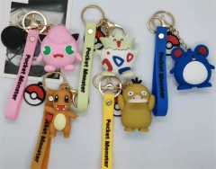 9 Styles Pokemon Pikachu Anime Figure Keychain