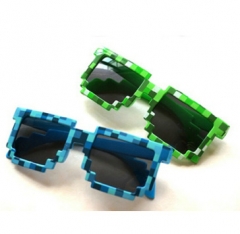 3 Colors Minecraft Game Plastic Material Anime Glasses