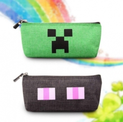 Minecraft Game Cosplay Canvas Anime Pencil Bag For Student