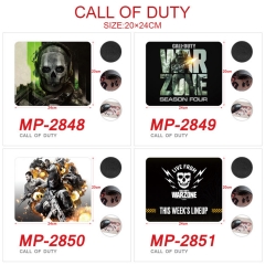 20*24CM 5PCS/SET 7 Styles Call of Duty Color Printing Cartoon Anime Mouse Pad