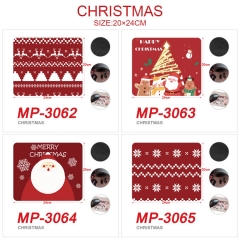 20*24CM 5PCS/SET 6 Styles Christmas Color Printing Cartoon Anime Mouse Pad