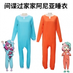 2 Color SPY X FAMILY Anya Cosplay Anime Pajamas For kids Costume