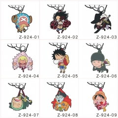 9 Styles One Piece Decorative Waterproof PVC Anime Car Sticker