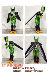 27CM Dragon Ball Z Cell Cosplay Cartoon Collection Toy Anime PVC Figure