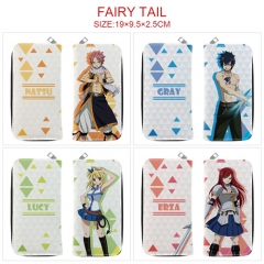 5 Styles Fairy Tail Cosplay Cartoon Anime PU Leather Fold Long Wallet and Purse