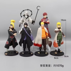 6PCS/SET 19cm Naruto 5 Generation Anime PVC Figure Toy