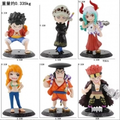 6PCS/SET One Piece Anime PVC Figure Toy