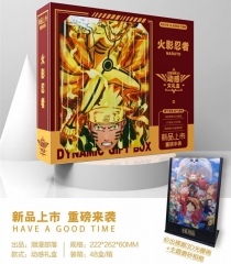 Naruto Cartoon For Student 3D Anime Stationery Gift Packs Box