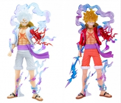 2 Colors 35CM One Piece 5 Gear Nika Luffy Anime PVC Figure Toy