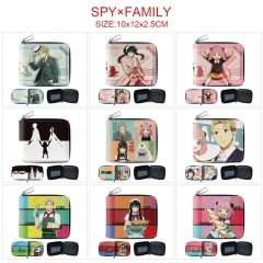 10 Styles SPY X FAMILY Anime Short Zipper Wallet Purse