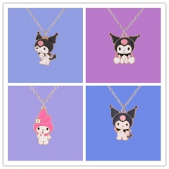 4 Styles My Meldody Kuromi Cosplay Cartoon Anime Necklace