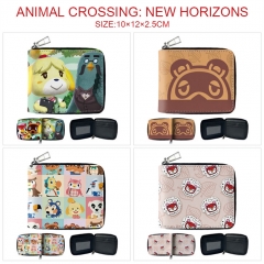 4 Styles Animal Crossing: New Horizons Anime Short Zipper Wallet Purse