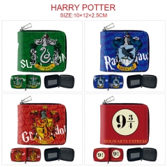 6 Styles Harry Potter Anime Short Zipper Wallet Purse