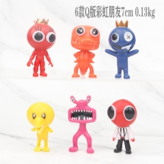 6PCS/SET 7CM Rainbow Friends Cartoon PVC Anime Figure (Opp Bag)