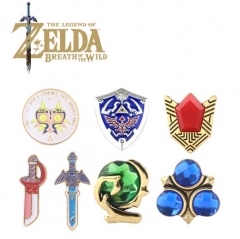 8 Styles The Legend Of Zelda Cosplay Cartoon Anime Brooch Pin