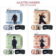 4 Styles Jujutsu Kaisen Anime Short Zipper Wallet Purse