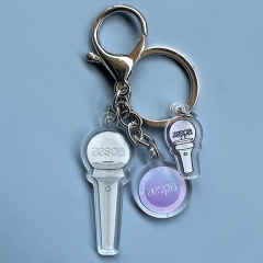 K-POP Aespa Korean Group Acrylic Keychain