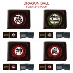 8 Styles Dragon Ball Z Anime Short Wallet Purse