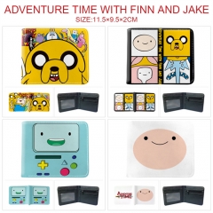 6 Styles Adventure Time Anime Short Wallet Purse
