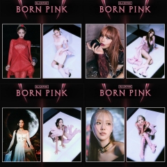 4 Styles K-POP BLACKPINK BORN PINK PHOTO FRAME Poster Sticker 21*30cm