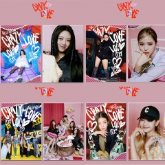 6 Styles K-POP ITZY CRAZY IN LOVE Poster Sticker 21*30cm