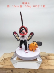 15CM Chainsaw Man Denji Cartoon Character Model Toy Anime PVC Figure