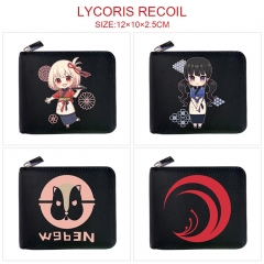 6 Styles Lycoris Recoil Zipper Anime Short Wallet Purse