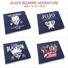 7 Styles JoJo's Bizarre Adventure Zipper Anime Wallet Purse